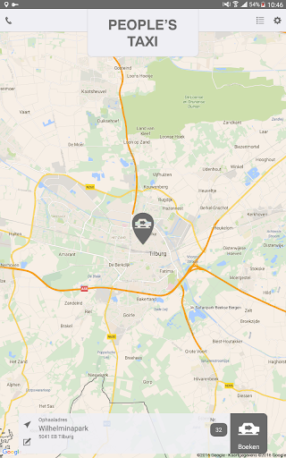 Android application People's Taxi screenshort