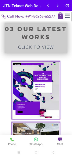 JTN Teknet Web Designers Screen 3