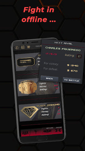 MMA Simulator: Fight manager Screen 3
