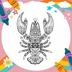 Cover Image of Tải xuống Coloring Book: Lobster Mandala  APK