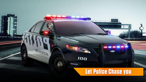 Android application Police Car Chase- 3D Simulator screenshort