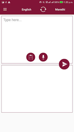 Android application Marathi - English Translator screenshort