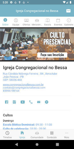Igreja Congregacional no Bessa Screen 3
