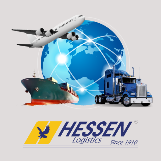 Hessen Logistics y Aduanas - M logo