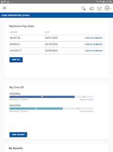 Paychex Oasis Employee Connect Screenshot