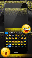 screenshot of Black Gold Business Keyboard T