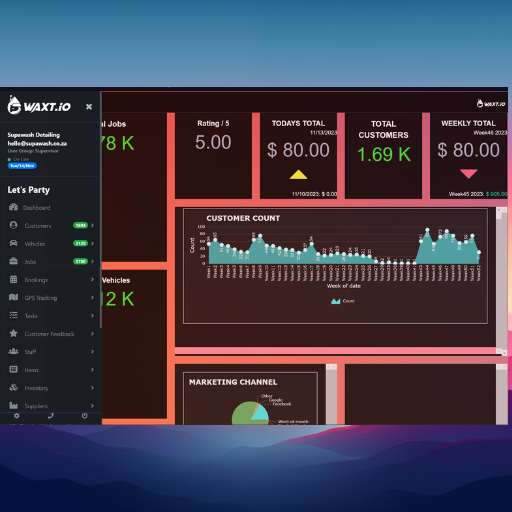 Android application Waxt.io Admin screenshort