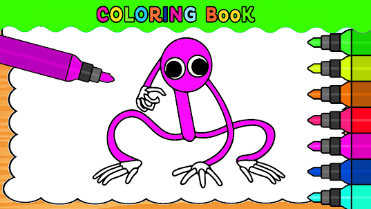 Coloring Rainbow Friends 3