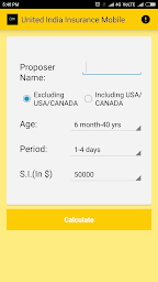 Gima Premium Calculator United India Insurance