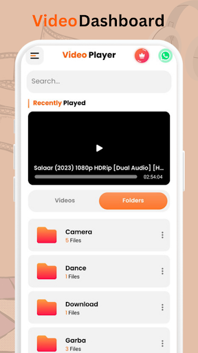 All format video player Screen 2