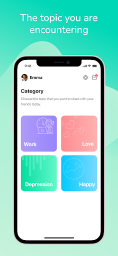 Android application Mental Health Support screenshort