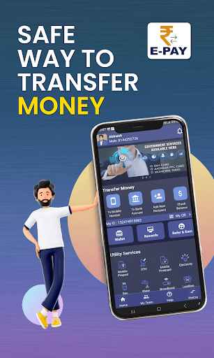 Android application e-Pay screenshort