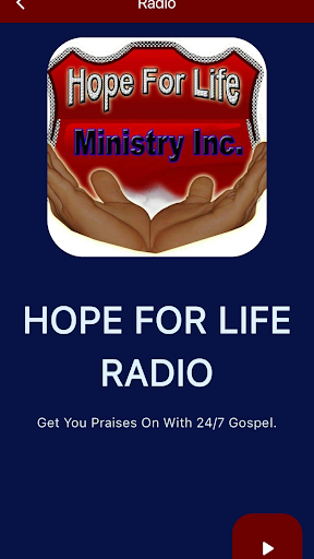 Hope For Life Radio Screen 2