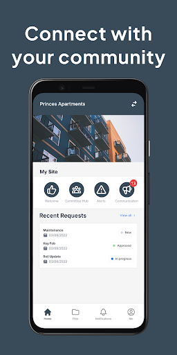 Android application Fletchers Slip Resident App screenshort