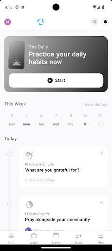 Android application Community Christian App screenshort