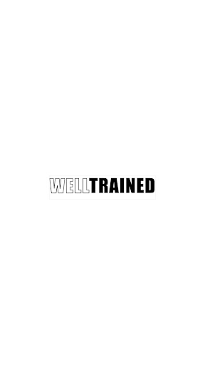 Android application WELL TRAINED screenshort