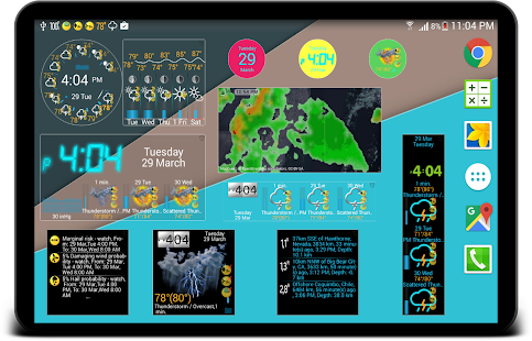 Weather app - eWeather HDF Captura de pantalla