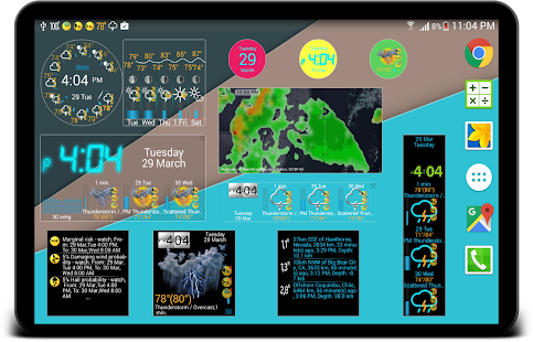 Weather app - eWeather HDF Capture d'écran