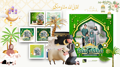 Android application Eid Mubarak Photo Frames 2024 screenshort