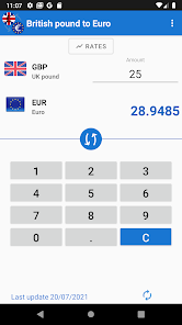 Imágen 1 British pound to Euro Convert android