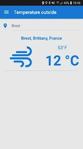 Outside temperature - Apps on Google Play