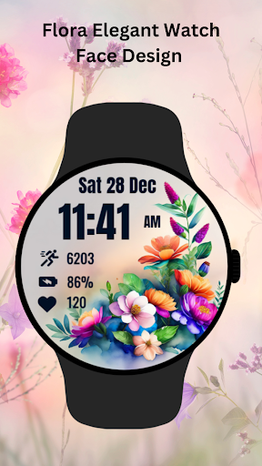Flora Elegant Watch Face screenshot 4