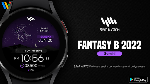 Android application SamWatch Fantasy B 2022 Gem screenshort