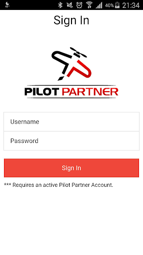 Android application Pilot Partner screenshort
