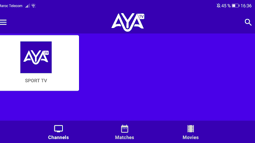 تحميل تطبيق اية تيفي AYA TV Apk 2023 لمشاهدة القنوات والمباريات Gallery 4