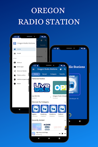 Android application Oregon Radio Stations Online screenshort