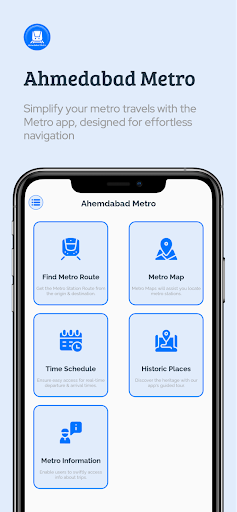 Android application Ahmedabad Metro Route Map screenshort