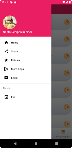 Android application Bangla Recipes in Hindi बंगाली screenshort