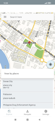 Android application Davao City Philippines Offline screenshort