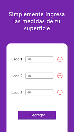 Android application Measurea - Calcular área screenshort