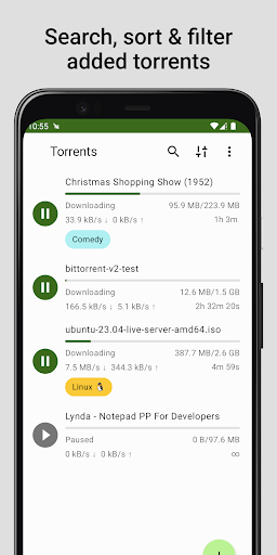 BitKT - Torrent Client Screen 3