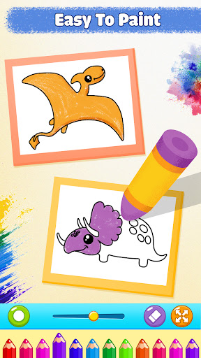 Dino Coloring Book Screen 2