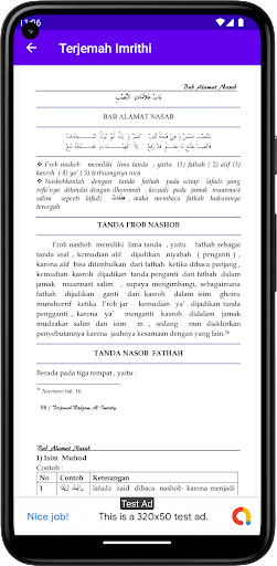 Kitab Imrithi dan Terjemah Screen 2