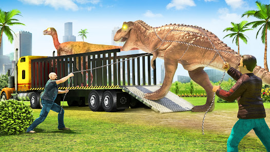 Dino Animal Transporter Truck  screenshots 9