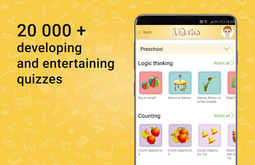 Screenshot of IQsha: development for kids