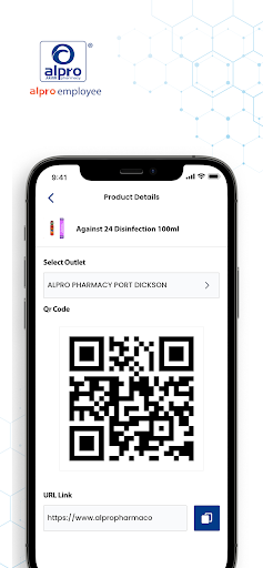 Alpro Employee App Screen 2