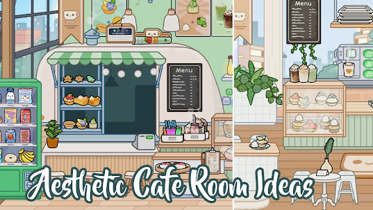 Aesthetic Cafe Room Ideas Toca