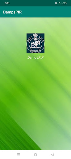 Android application DAMPSPIR screenshort