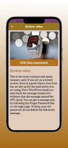 ZD8 Ultra smartwatch Guide
