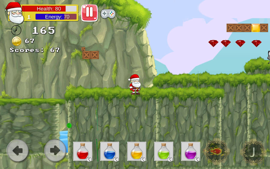 Super Santa Adventures 1.2.8 APK + Mod (Unlimited money) untuk android