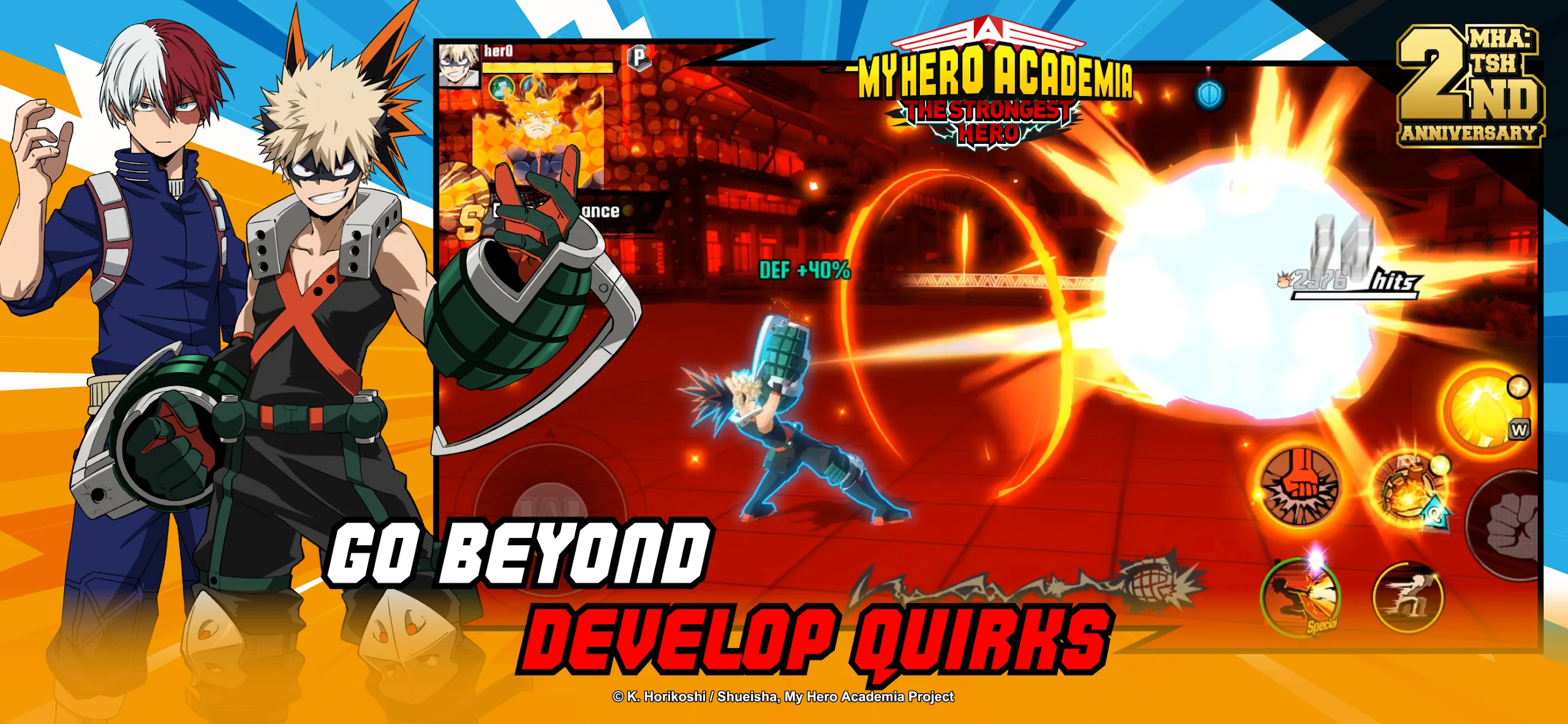 Live PVP Arena in MY HERO ACADEMIA THE STRONGEST HERO