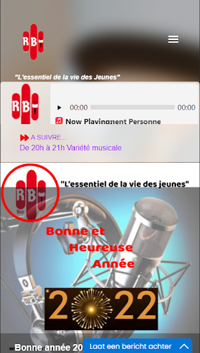 Android application Radio Bizi Inter screenshort