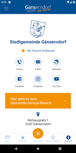 Gänserndorf App Screen 3
