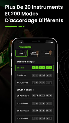 Guitar Tuner, GuitarTunio Screen 3