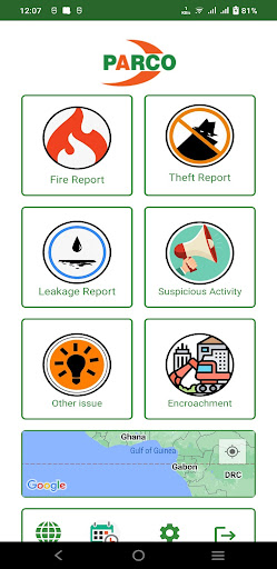 Android application PSOC screenshort