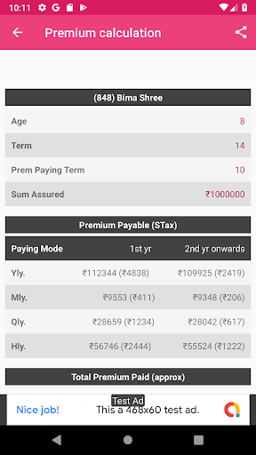 LIC Policy Calculators Mini Screenshot 4 - AppWisp.com